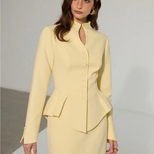 Elegant Cream Women's Jacket